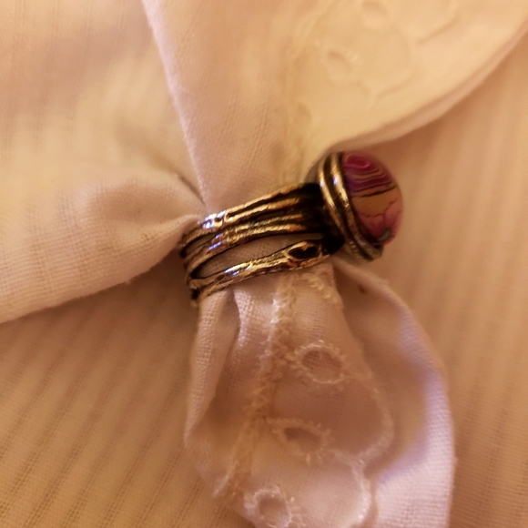 Ring 925 millefiori clay design size 7 - Picture 4 of 7